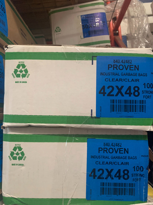 42X48 STRONG CLEAR GARBAGE BAGS